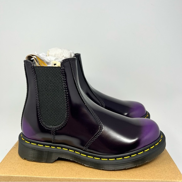 Dr. Martens Shoes - Dr.Martens 2976 Vegan Black/Rich Purple 
Size 8